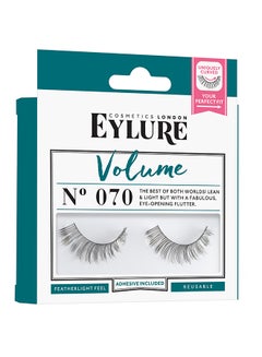 EYLURE Natural False Eyelashes 070 Black 