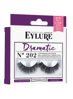 EYLURE Natural False Eyelashes 202 Black 