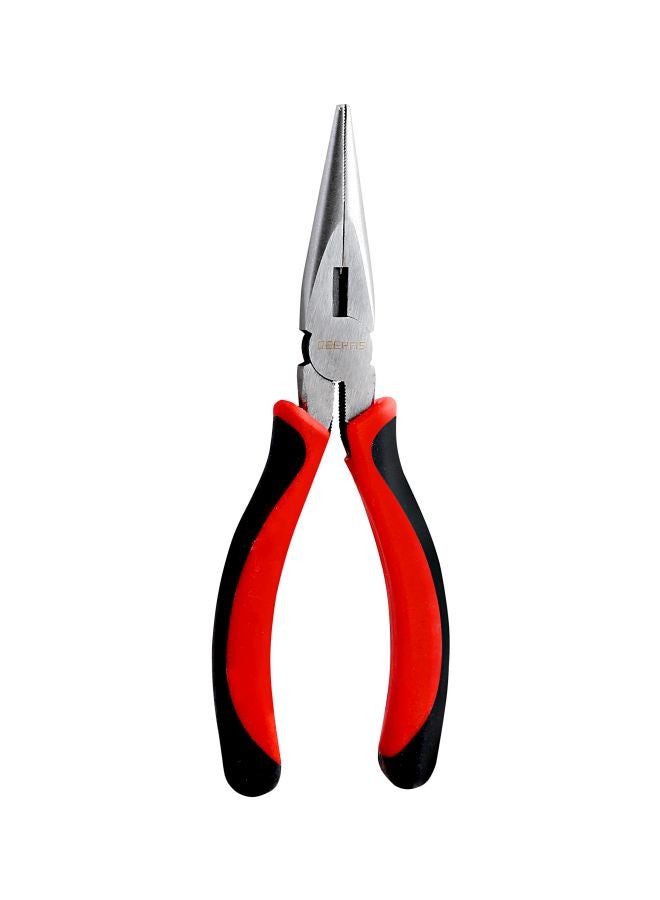 GEEPAS Nose Plier Black/Red/Silver 6inch - Image 1