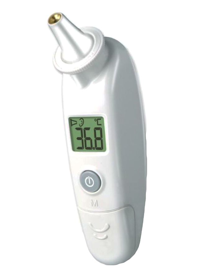 روزماكس مقياس حرارة رقمي للأذن يعمل بالأشعة تحت الحمراء