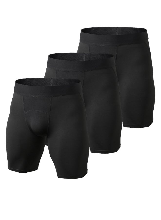 Generic 3-Piece Sports Breathable Boxer Set L - Image 1