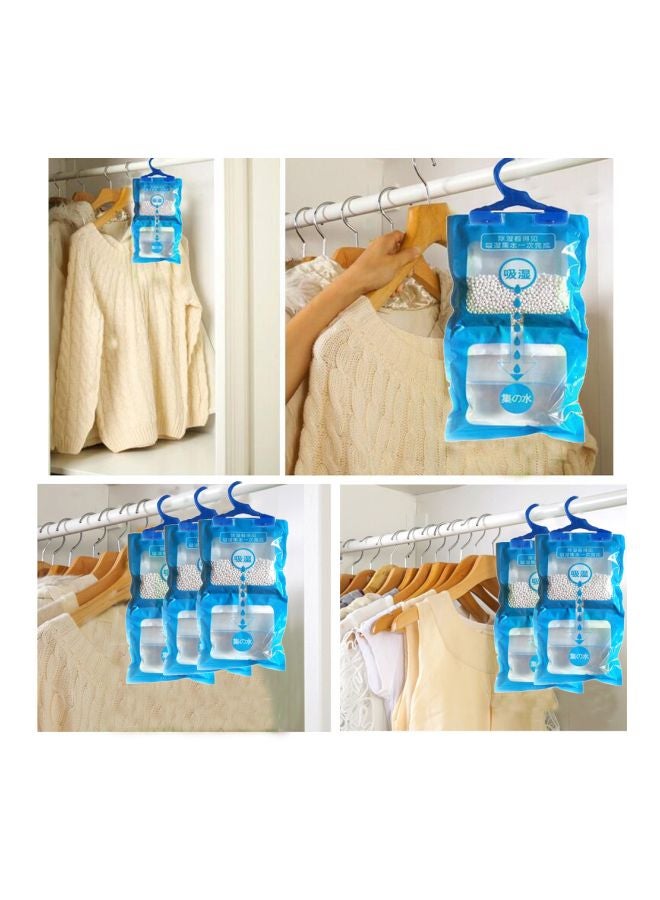 Moisture-Proof Hanging Deodorizing And Dehumidifier Bag Blue/White 290x160mm - Image 2
