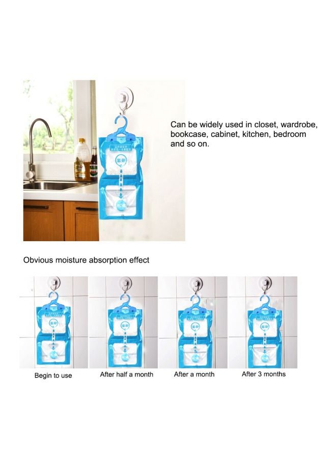 Moisture-Proof Hanging Deodorizing And Dehumidifier Bag Blue/White 290x160mm - Image 4