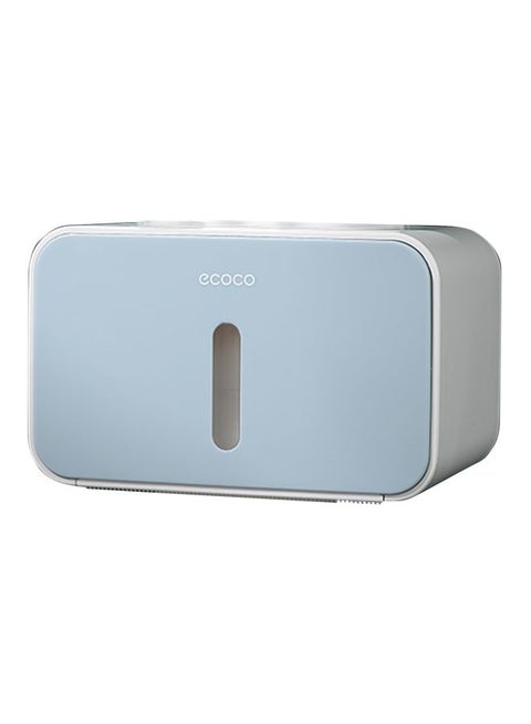 Wall Mounted Tissue Paper Dispensing Box Blue 21x13.5x13.5cm