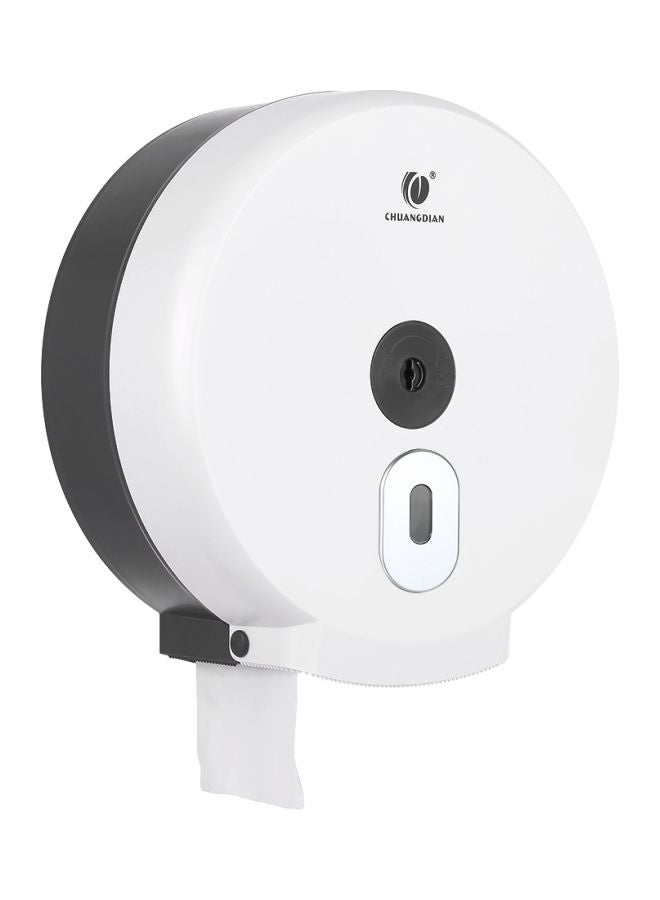 CHUANGDIAN Wall-Mounted Tissue Dispenser White/Black 270x120x280mm  - Image 1