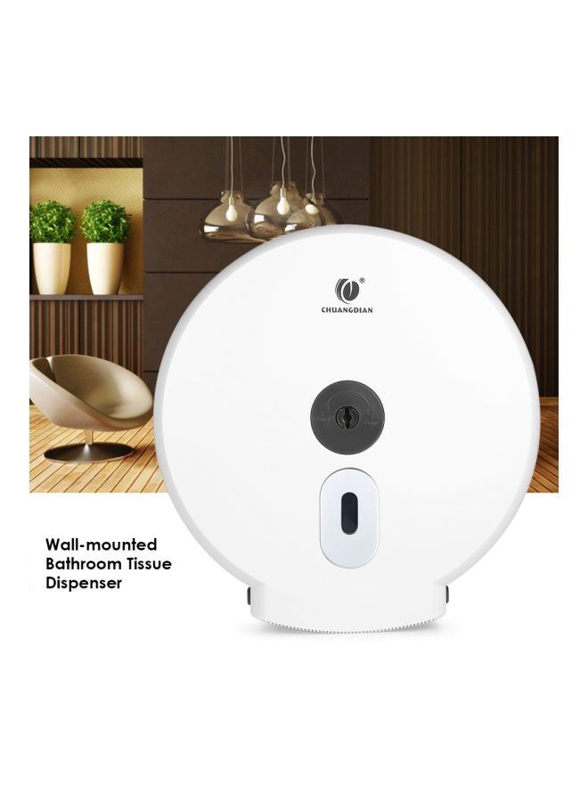 CHUANGDIAN Wall-Mounted Tissue Dispenser White/Black 270x120x280mm  - Image 5
