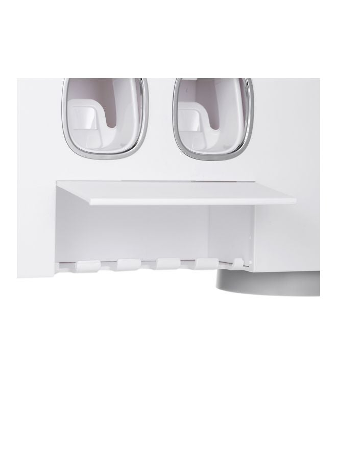 ecoco - Automatic Toothbrush Holder White/Pink 15.5x26centimeter - Image 1