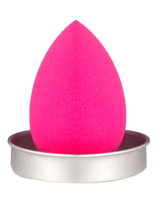 ليف إسفنجة ميراكل على شكل قطرة مع وعاء وردي / فضي - Image 1