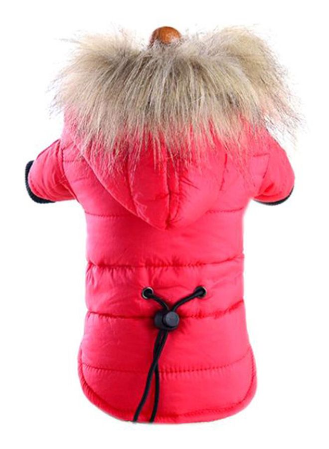Winter Warm Puppy Jacket Pink/Brown L