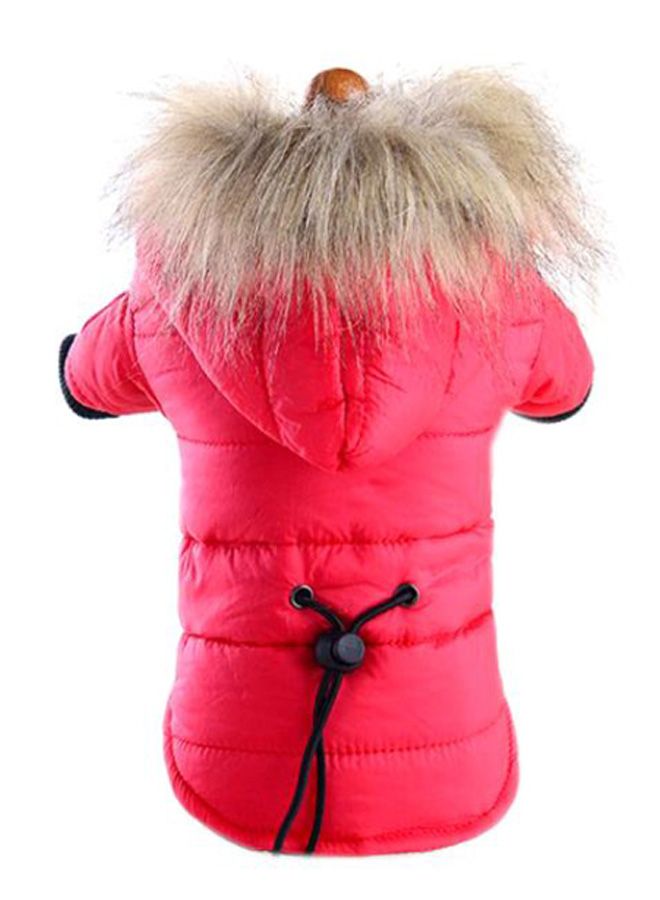 Winter Warm Puppy Jacket Pink/Brown S