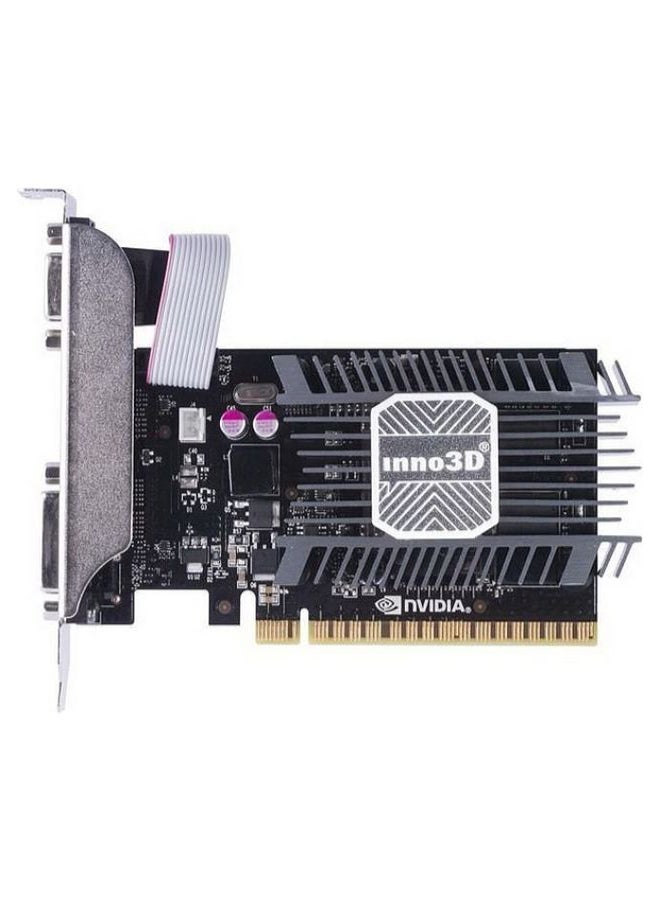 INNO3D - VGA Card GT730 4GB, N73P-BSDV-M3BX, ‎2048x1536 Pixels, ‎1600 MHz, ‎NVIDIA GeForce GT 730, ‎GDDR3, ‎4 GB, PCI Express, 25 watts Black/Silver - Image 1