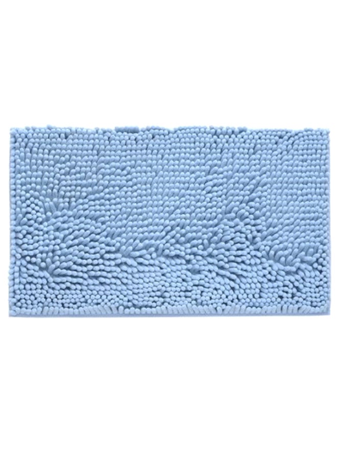 بساط حمام ناعم قابل للغسل البحيرة الزرقاء 50 x 80سم