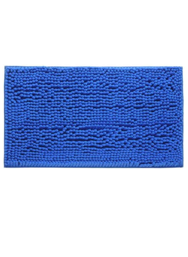 Washable Soft Bathroom Floor Mat Royal Blue 70 x 140cm