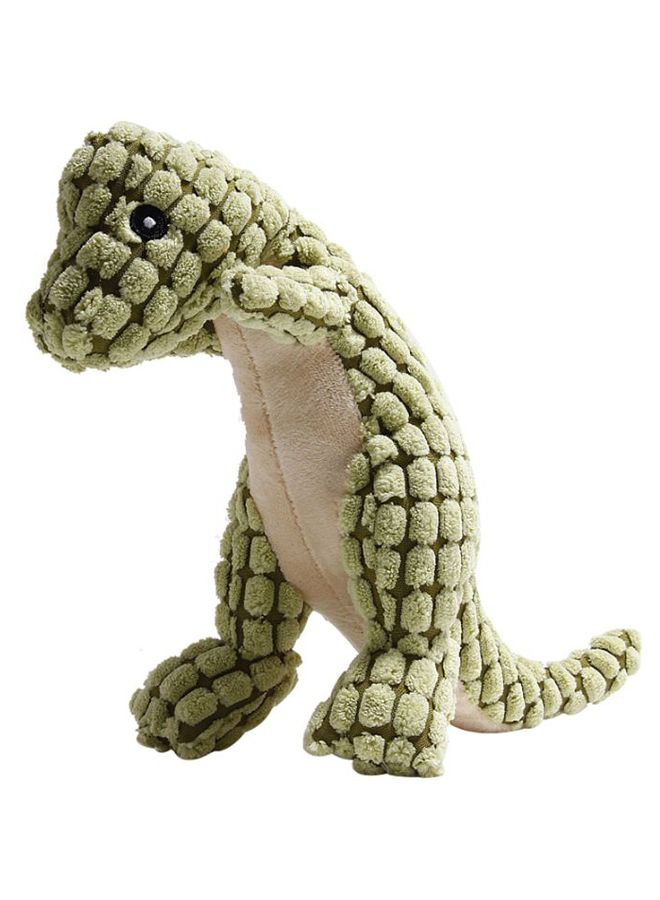 Dinosaur Shaped Pet Molar Toy Green/Pink S - Image 1