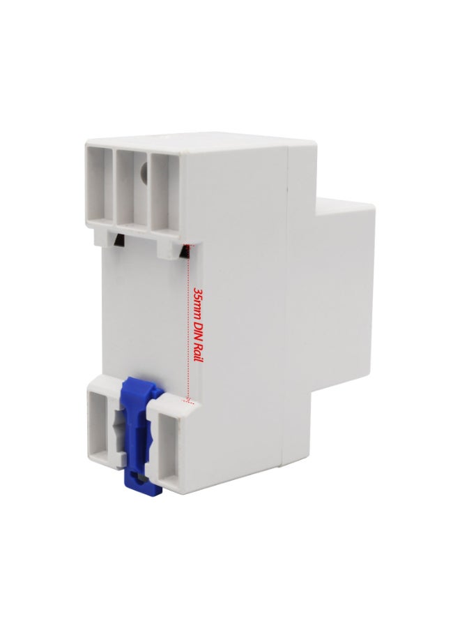 مقياس طاقة DIN-Rail أحادي المرحلة. أبيض 8سم - Image 3