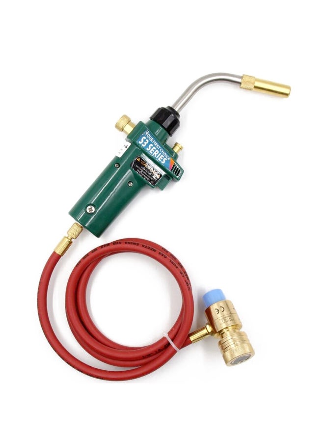 شعلة لحام يدوية مزودةٍ بخرطوم . أخضر / أحمر 40سم - Image 2