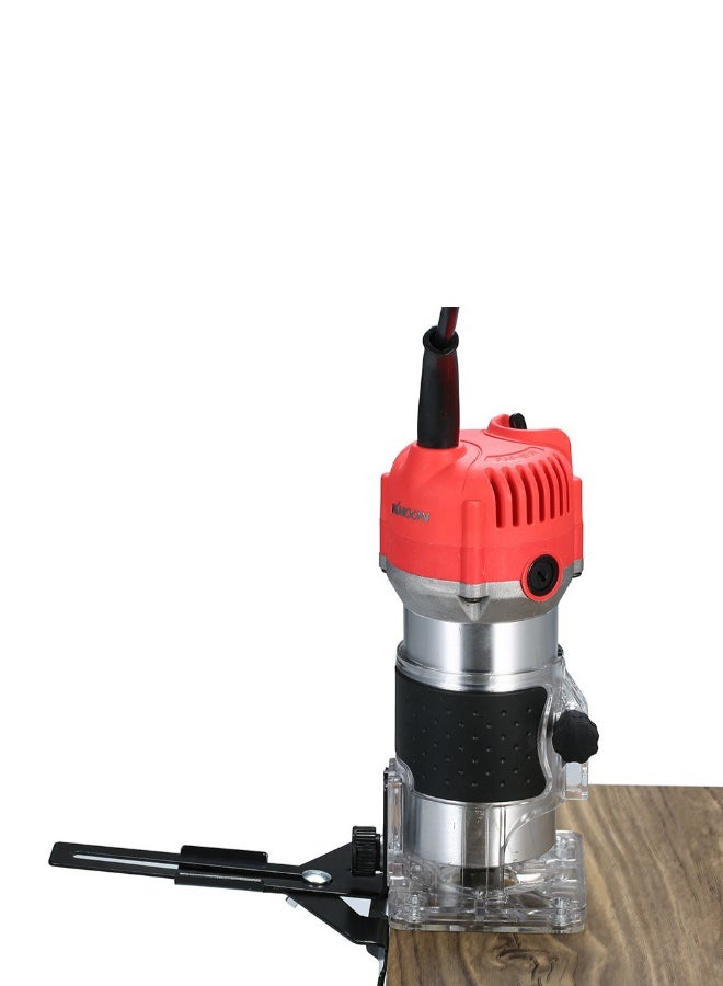 Guide Wood Laminate Electric Trimmer Silver/Red/Black 7.87 x 3.54 x 3.3inch  - Image 3