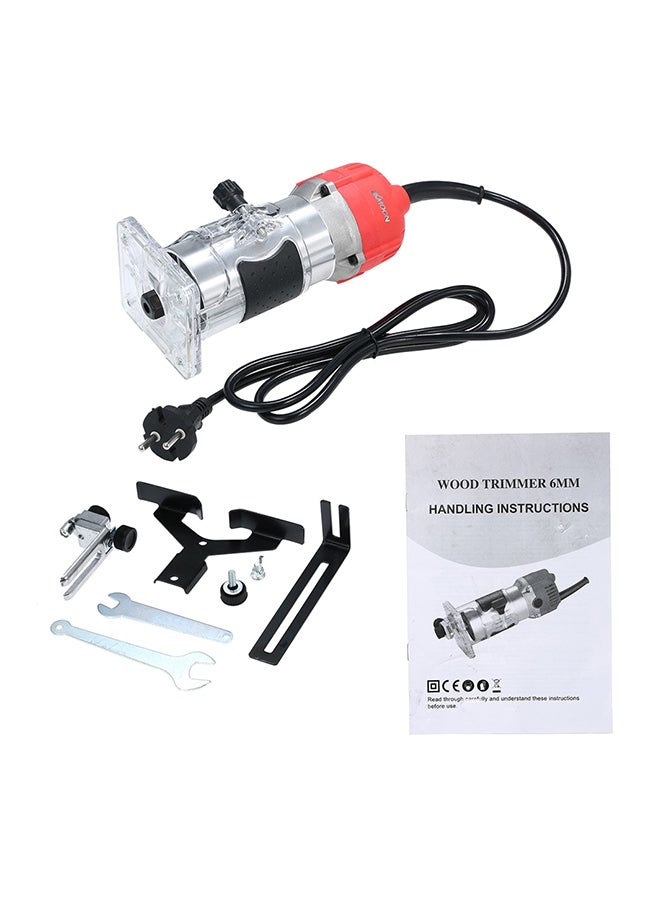 Guide Wood Laminate Electric Trimmer Silver/Red/Black 7.87 x 3.54 x 3.3inch - Image 1