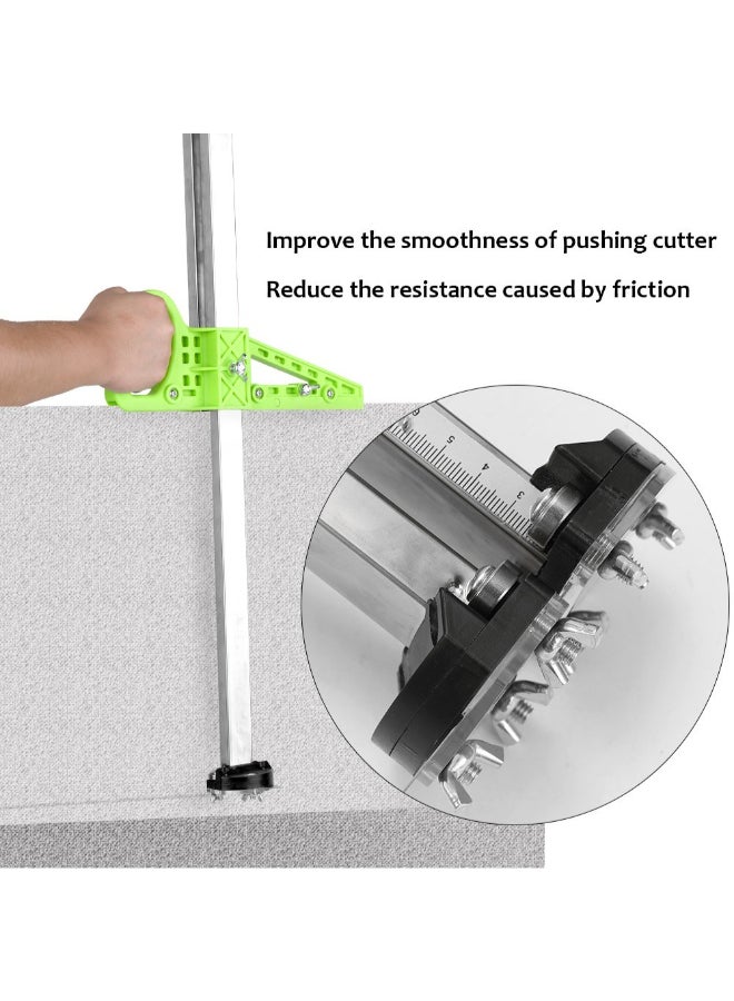 Manual Gypsum Board Cutter With Double Blade Silver/Green 24inch - Image 5