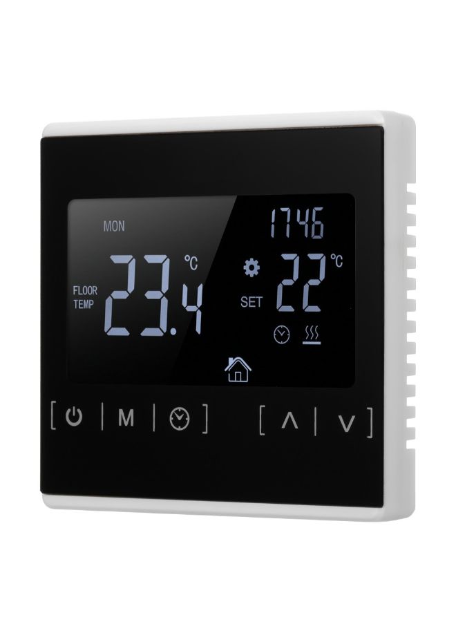 Generic Electric Floor Heating Temperature Controller Black 10.4 x 5.5cm  - Image 2
