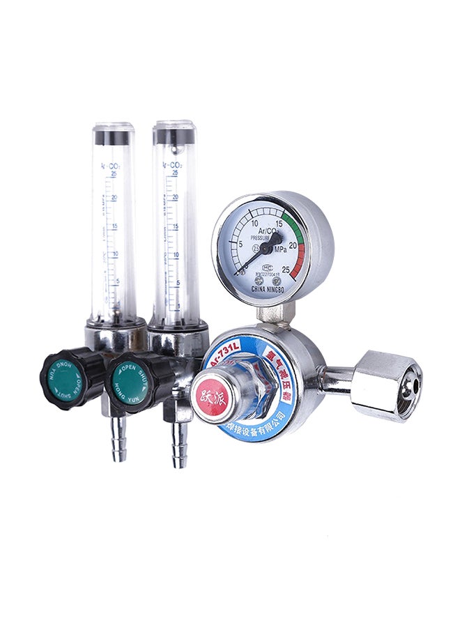 صمام منظم لتقليل ضغط الغاز فضي 18 x 11 x 17سم - Image 1