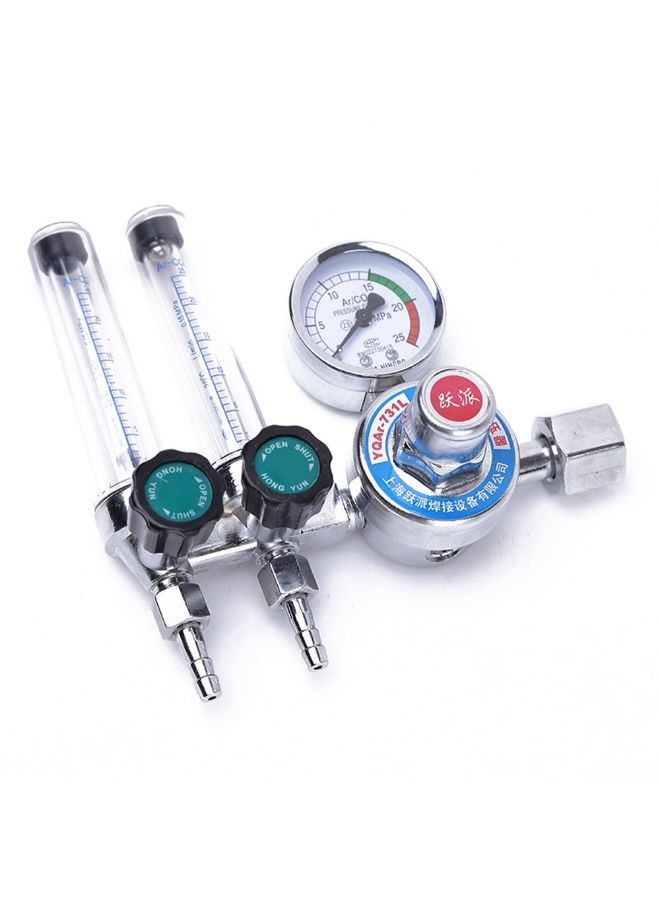 صمام منظم لتقليل ضغط الغاز فضي 18 x 11 x 17سم - Image 2