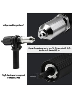 Generic Electric Rivet Nut Machine Black/Silver 14.5 x 10centimeter  - Image 2