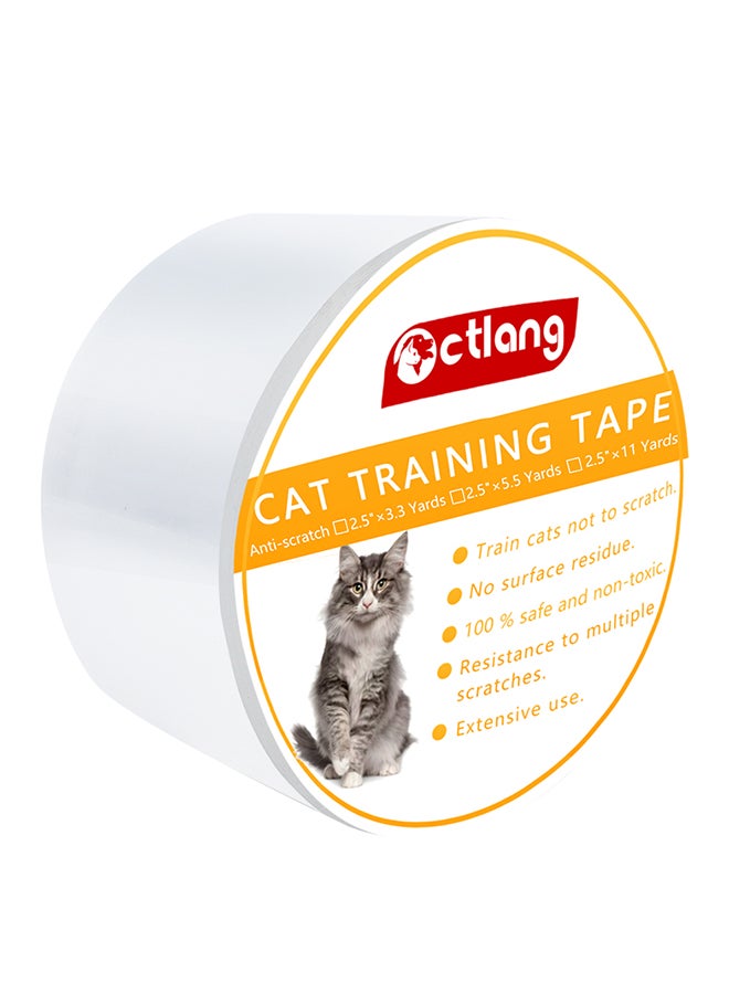 Generic - Double-Sided Scratch Deterrent Cat Training Tape Clear 15 x 15cm - Image 1