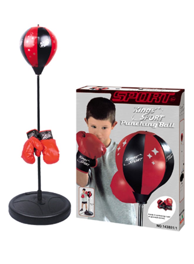 Family Game Pair Of Boxing Gloves With Punching Ball  - Image 1