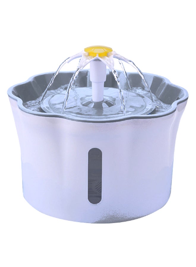 Electric Pet Drinking Water Fountain Grey/White/Yellow