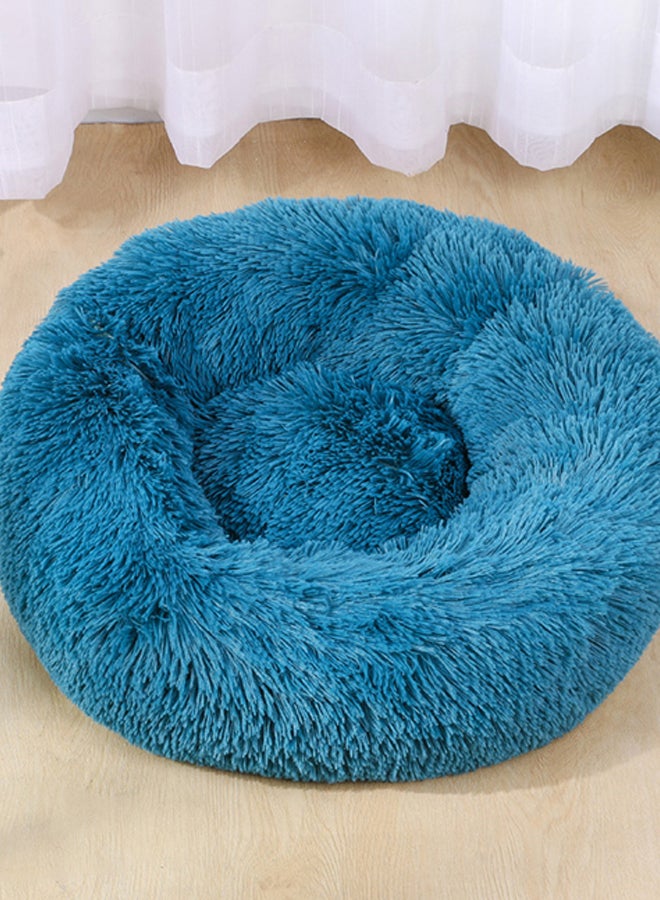 Donut Style Soft Plush Pet Bed Petrol Blue 40 x 40cm - v1593056606/N38828823A_2