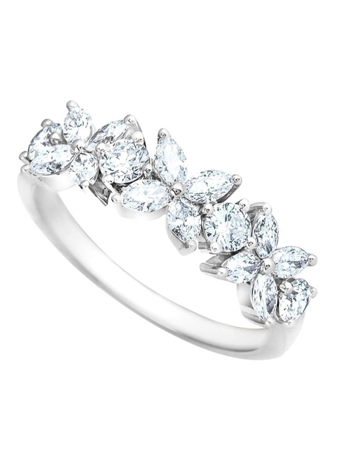 0.98 Ct Diamond Studded Ring 