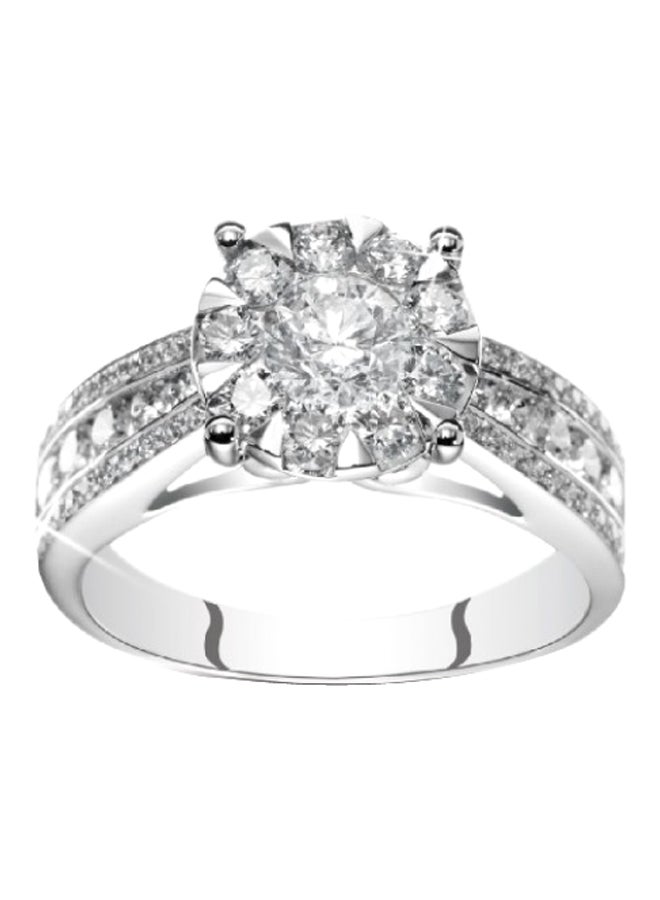 0.95 Ct Diamond Mirage Taper Band Ring 