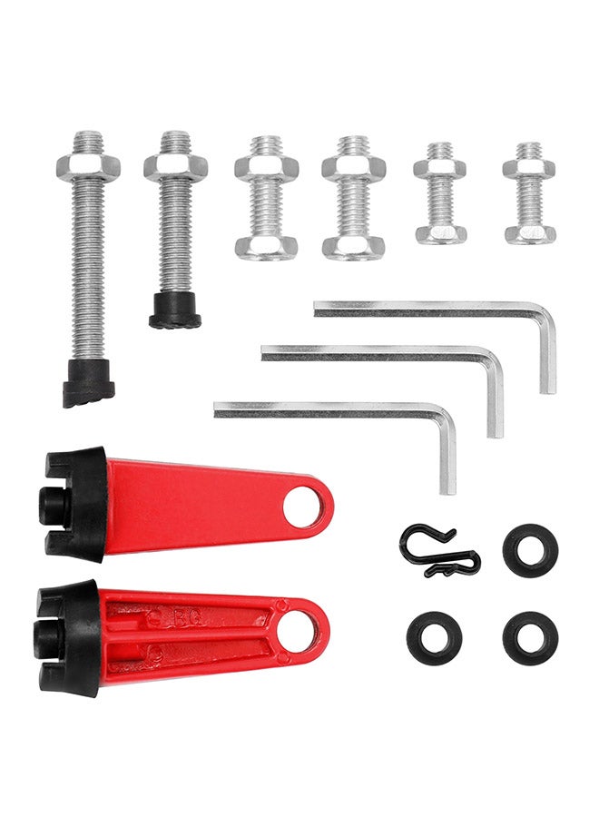 Universal Multi-Angle Grinder Bracket Set Red 17cm  - Image 1