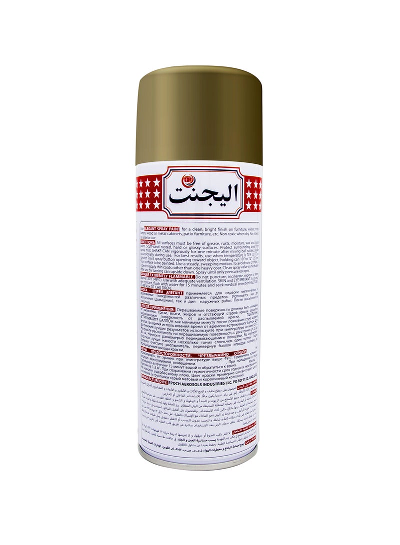 Elegant Spray Paint Bright Gold 400ml - Image 2