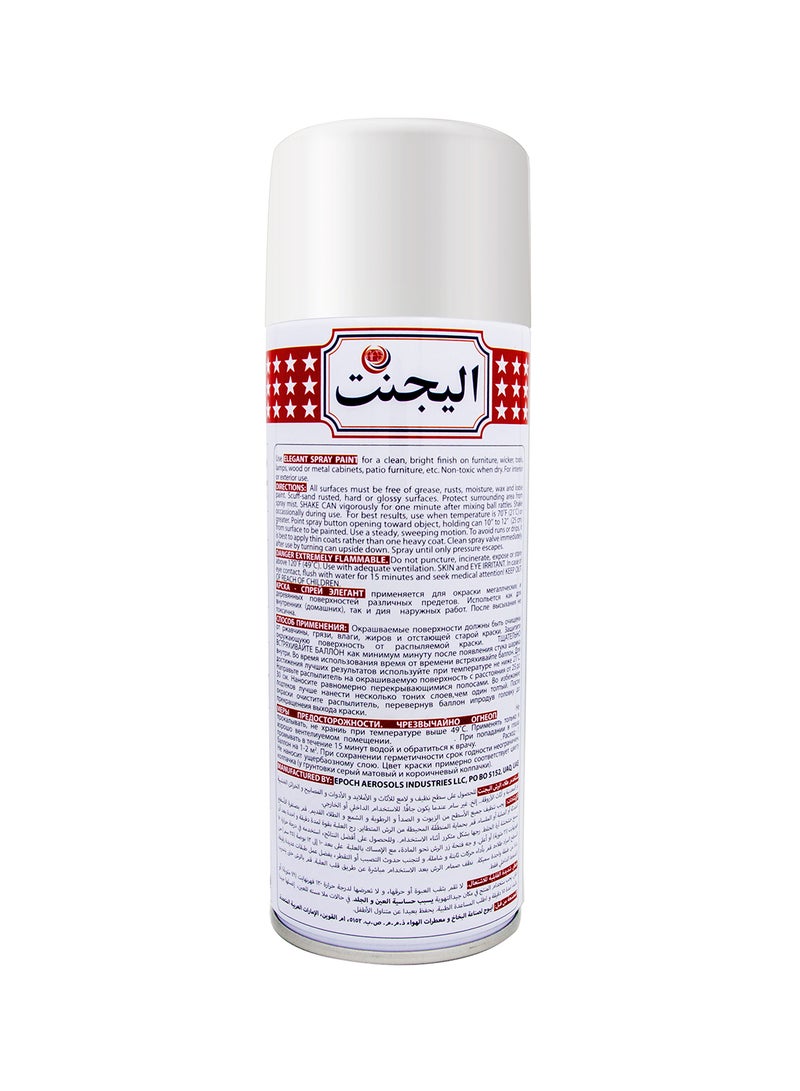 Elegant - Spray Paint Gloss White 400ml - Image 1