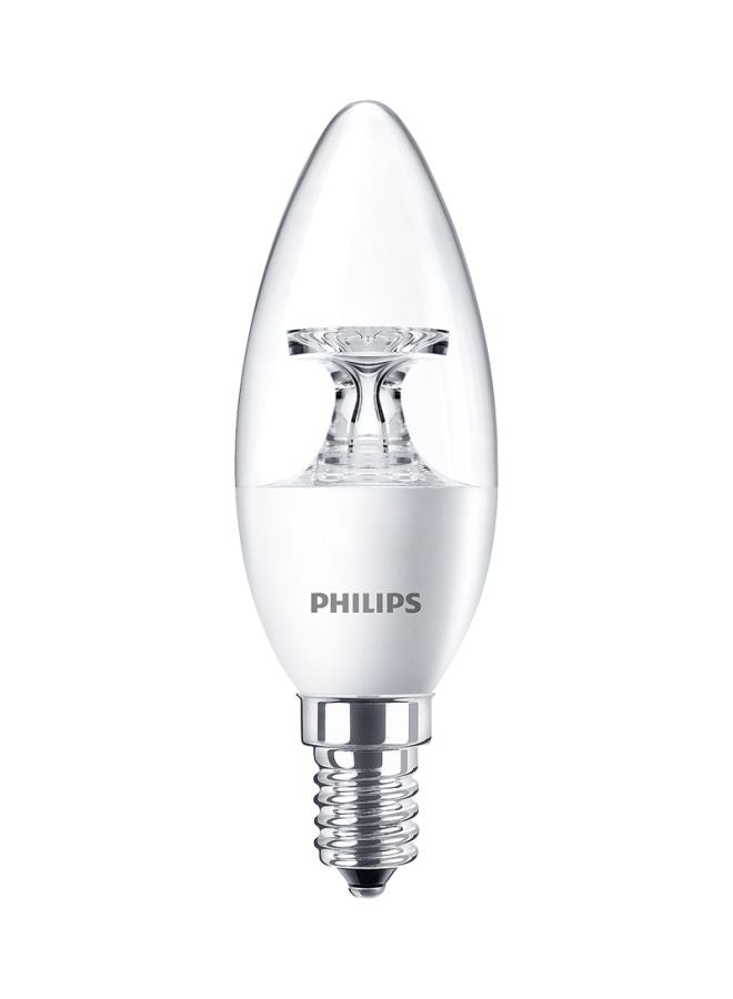 Philips E14 LED Bulb Clear/Silver/White