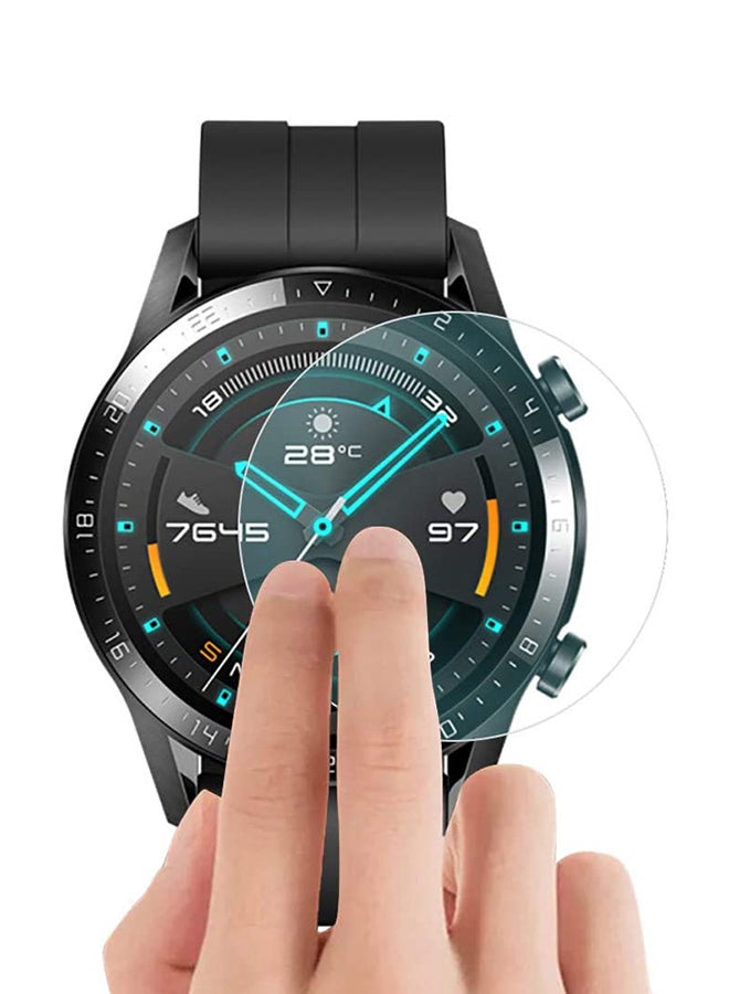 Foxcon 3 Piece Soft Ultra Think Anti Shock Screen Protector For Huawei Gt2 Clear - Image 4