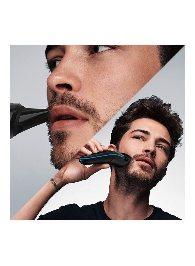 BRAUN - 7-In-1 MGK5245 Trimmer Multigroom Hair And Beard Grooming Black/Blue - Image 1