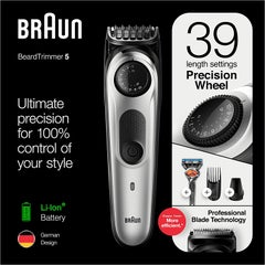 Beard Trimmer Kit BT5260 Black/Silver - v1593071304/N38929857A_7