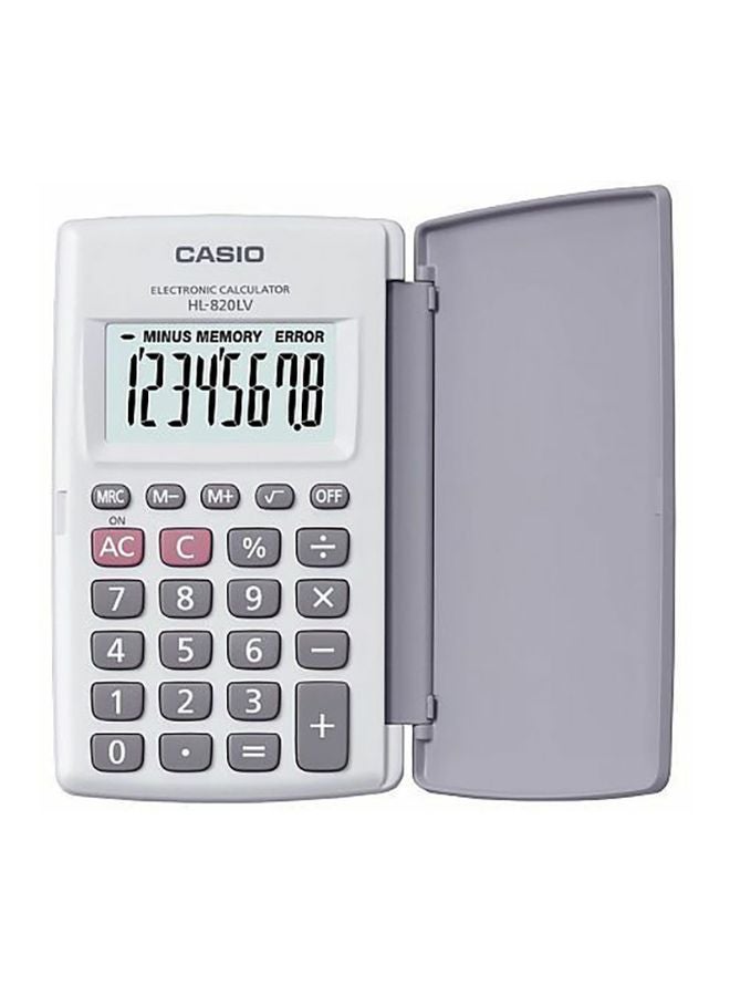CASIO Portable Basic Calculator White