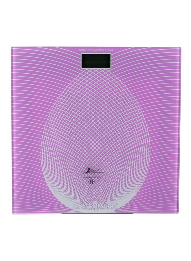 أولسنمارك ميزان رقمي لقياس الأوزان أرجواني 33 x 33سم - Image 1