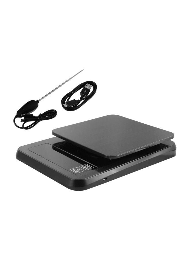 oem Digital Drip Coffee Scale Black 22x15x2.5cm - Image 2