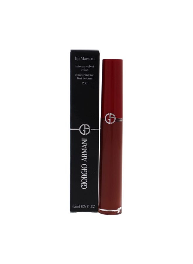 GIORGIO ARMANI Lip Maestro Intense Velvet Color 206 Cedar - Image 2
