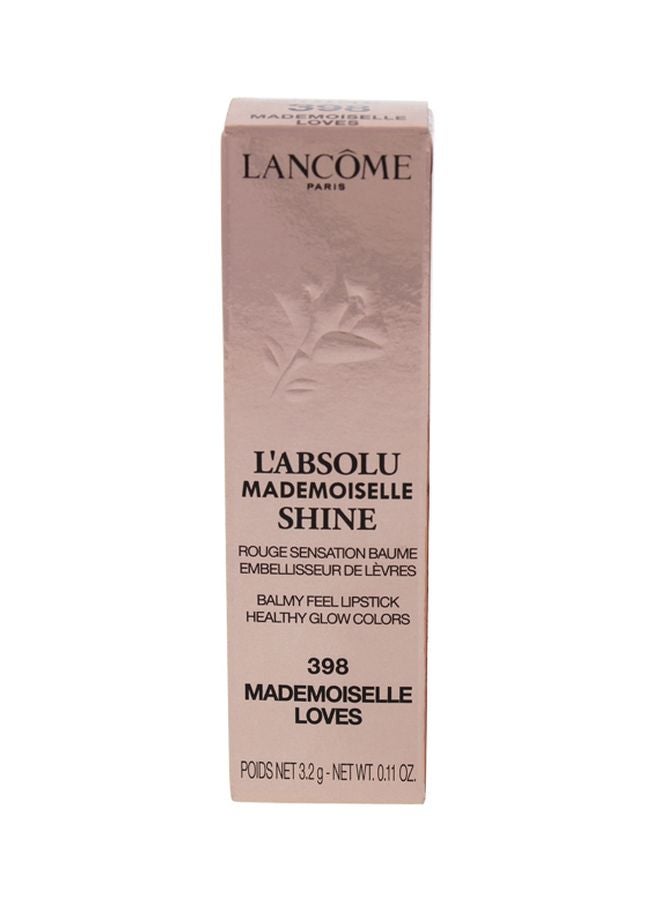 LANCOME L'Absolu Mademoiselle Shine Lipstick 398 Mademoiselle Loves  - Image 2
