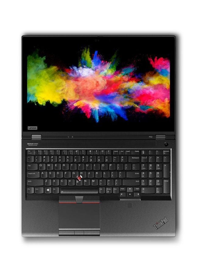 ThinkPad P53 Laptop With 15.6-Inch Display, Core i7 Processor/16GB RAM/1TB SSD/4GB NVIDIA Quadro T2000 Graphic Card Black