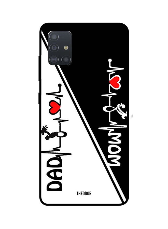 Protective Case Cover For Samsung Galaxy A71 Dad Mom Love