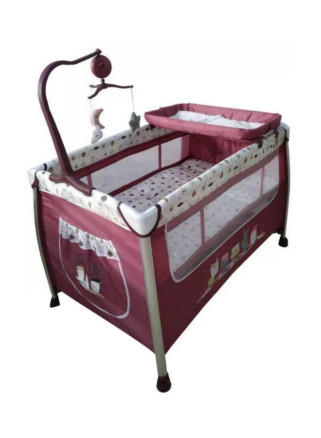 Baby love Foldable Baby Playpen Two Layers With Toys 27-920Ap  - Image 2