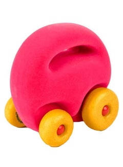 Rubbabu Rounded Design Mascot Pull Car Toy  - Image 2
