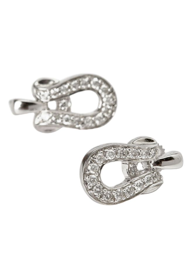 أناكا أقراط من الذهب عيار 18 قيراط، مرصعة بالألماس - Image 2